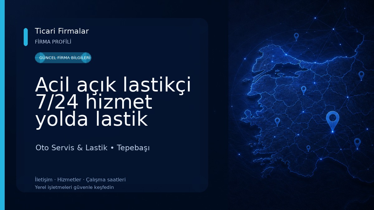 Acil açık lastikçi 7/24 hizmet yolda lastik tamiri ve değişimi