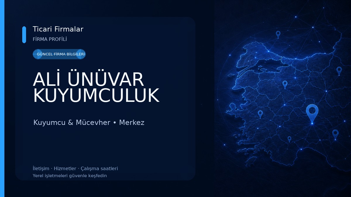 ALİ ÜNÜVAR KUYUMCULUK
