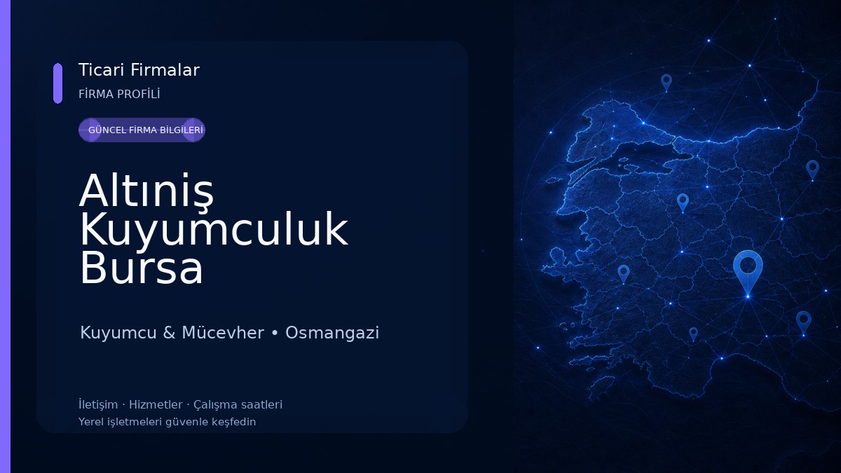 Altıniş Kuyumculuk Bursa