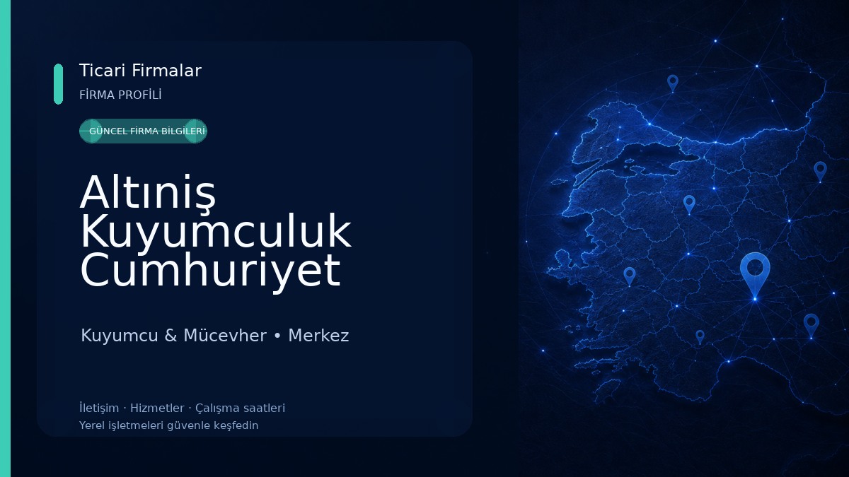 Altıniş Kuyumculuk Cumhuriyet