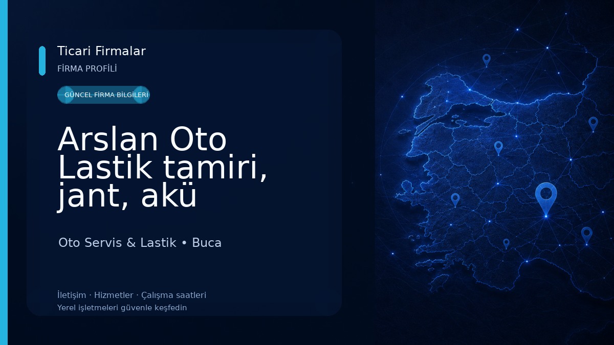 Arslan Oto Lastik tamiri, jant, akü
