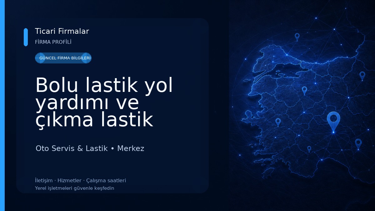 Bolu lastik yol yardımı ve çıkma lastik satışı mobil lastikçi açık lastikçi