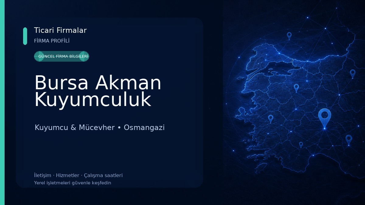 Bursa Akman Kuyumculuk