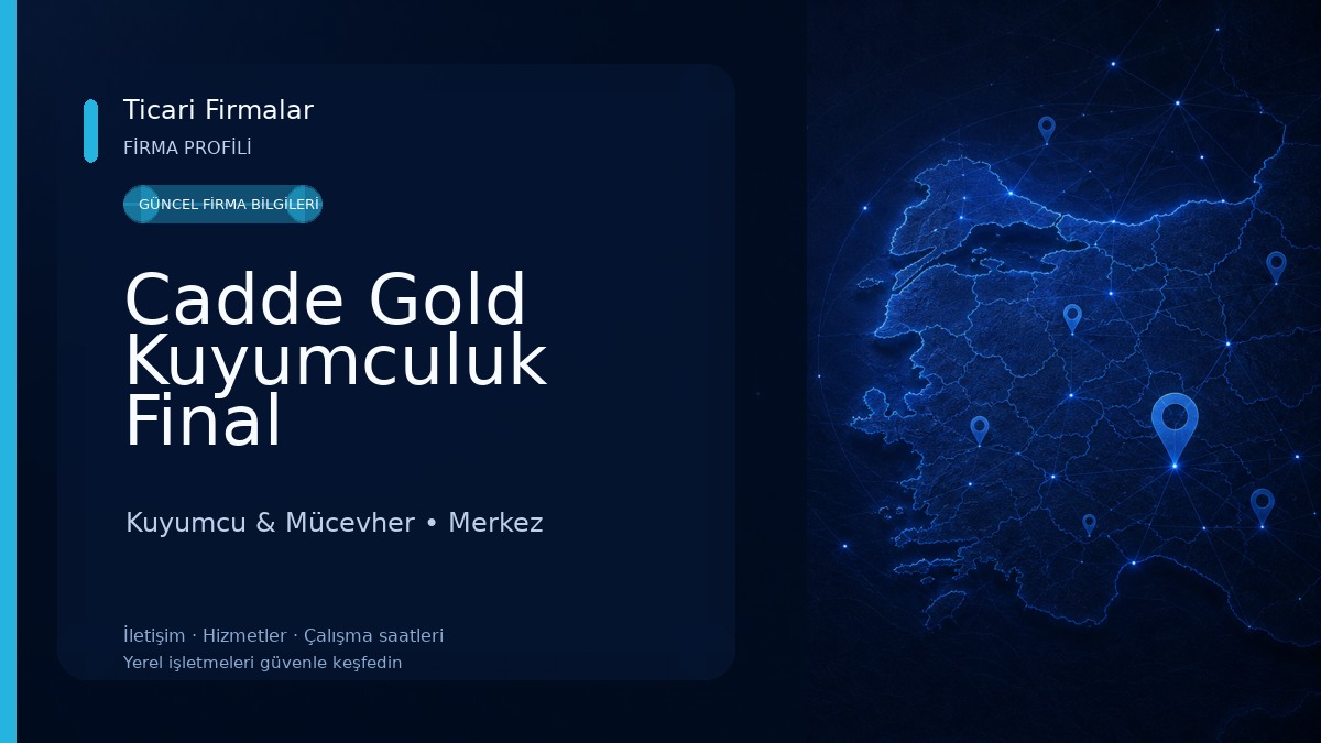 Cadde Gold Kuyumculuk Final