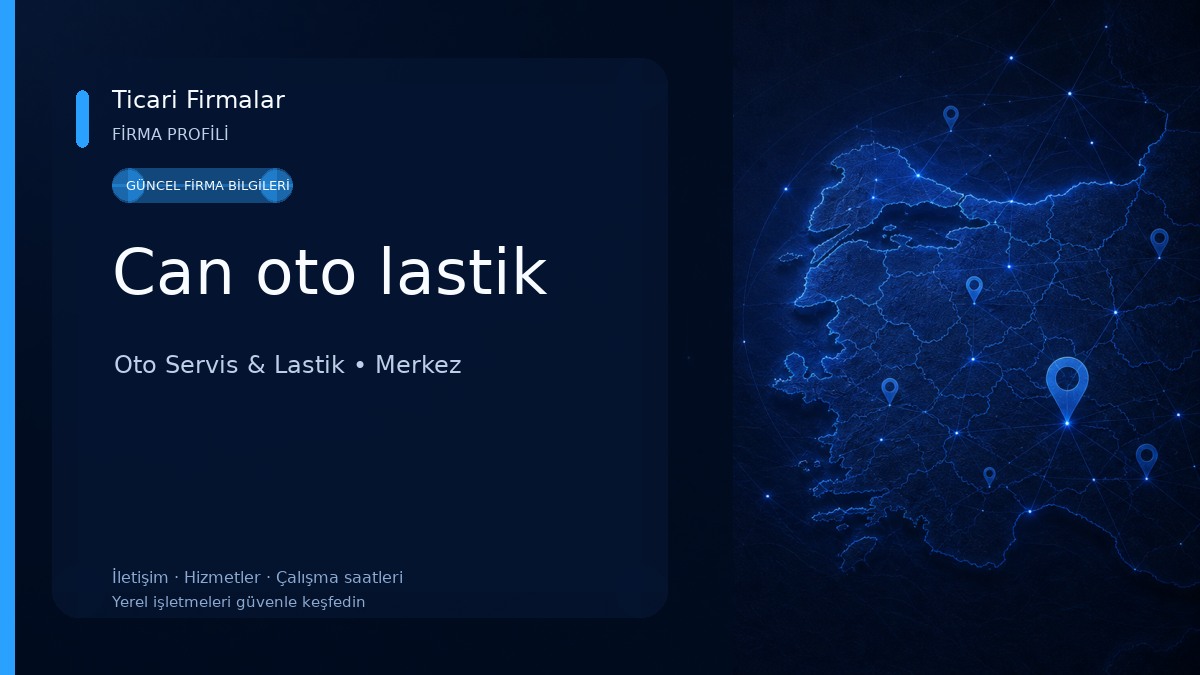 Can oto lastik