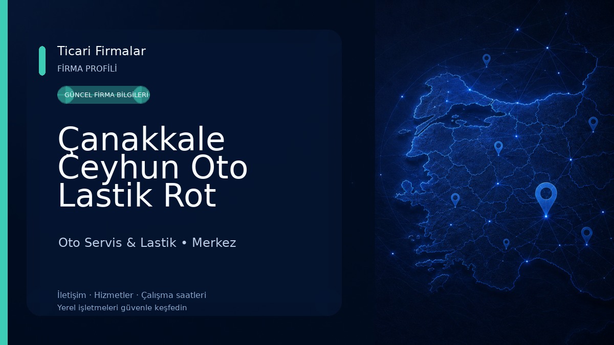 Çanakkale Ceyhun Oto Lastik Rot Balans