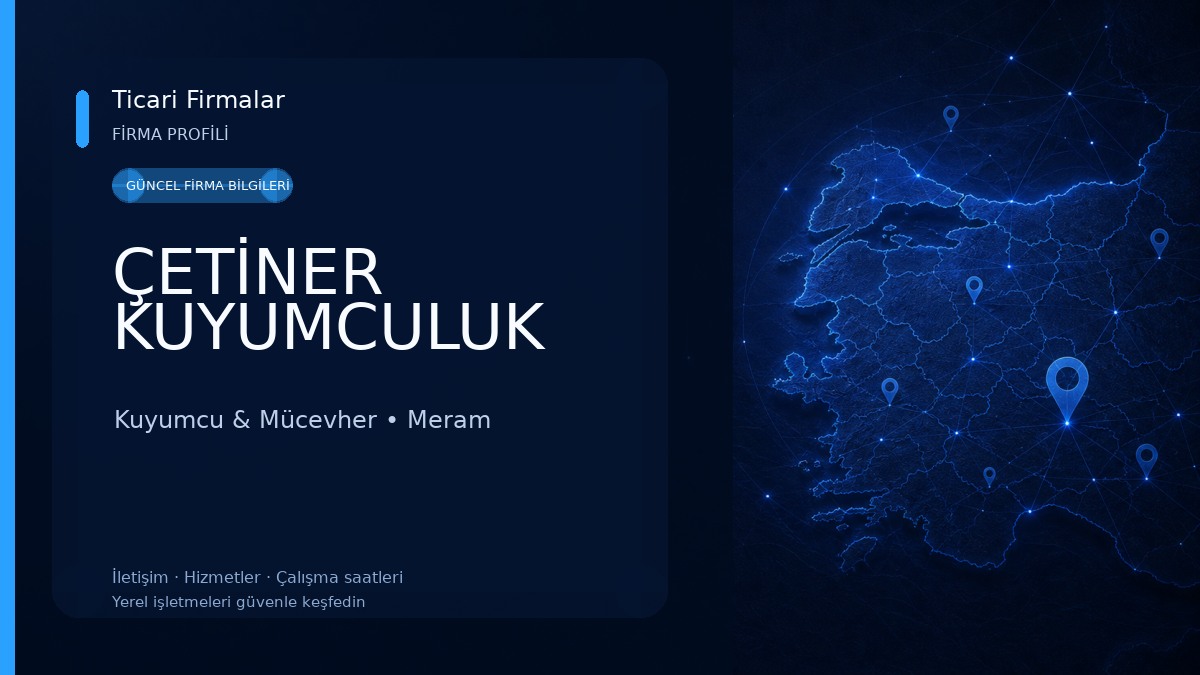 ÇETİNER KUYUMCULUK