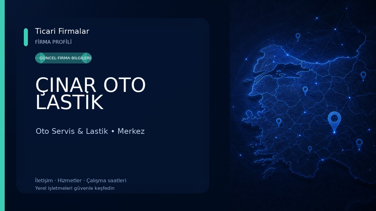 ÇINAR OTO LASTİK