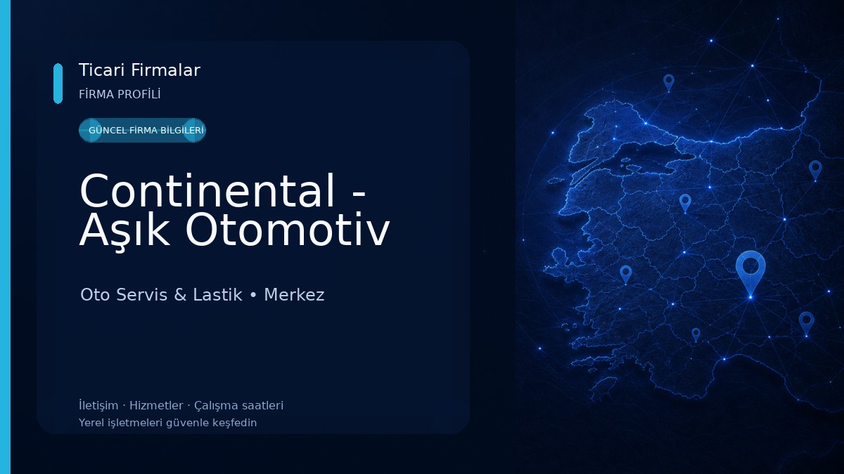 Continental - Aşık Otomotiv
