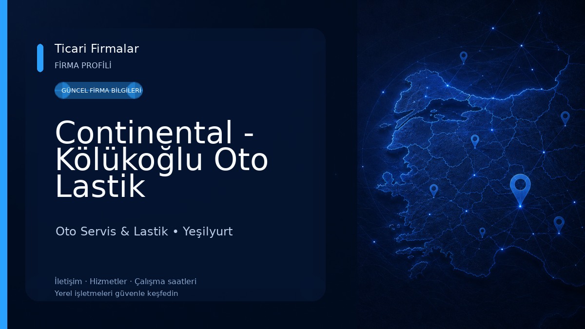 Continental - Kölükoğlu Oto Lastik