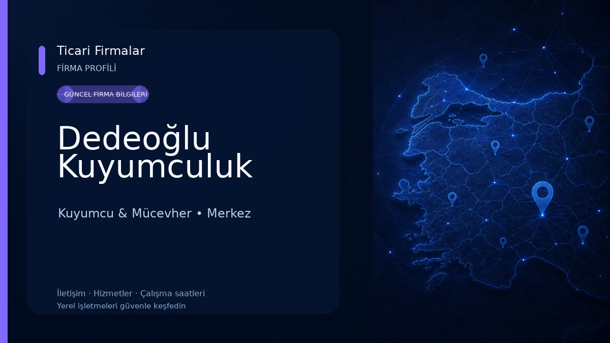 Dedeoğlu Kuyumculuk