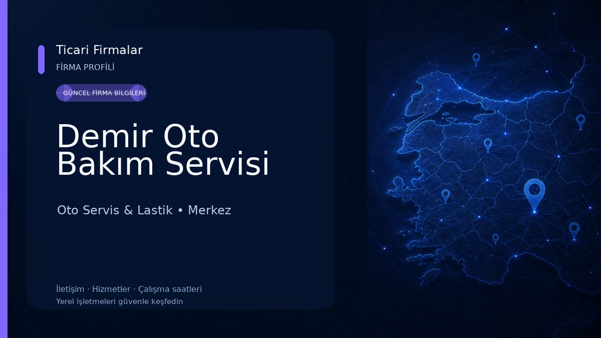 Demir Oto Bakım Servisi