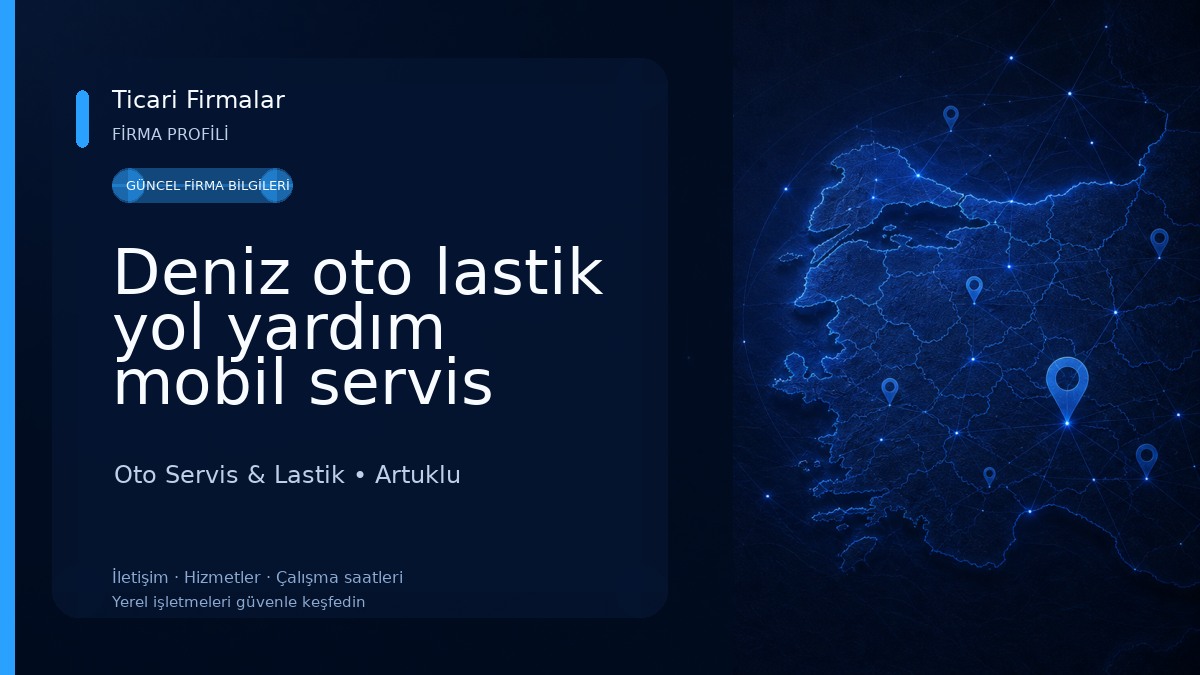 Deniz oto lastik yol yardım mobil servis mardin artuklu