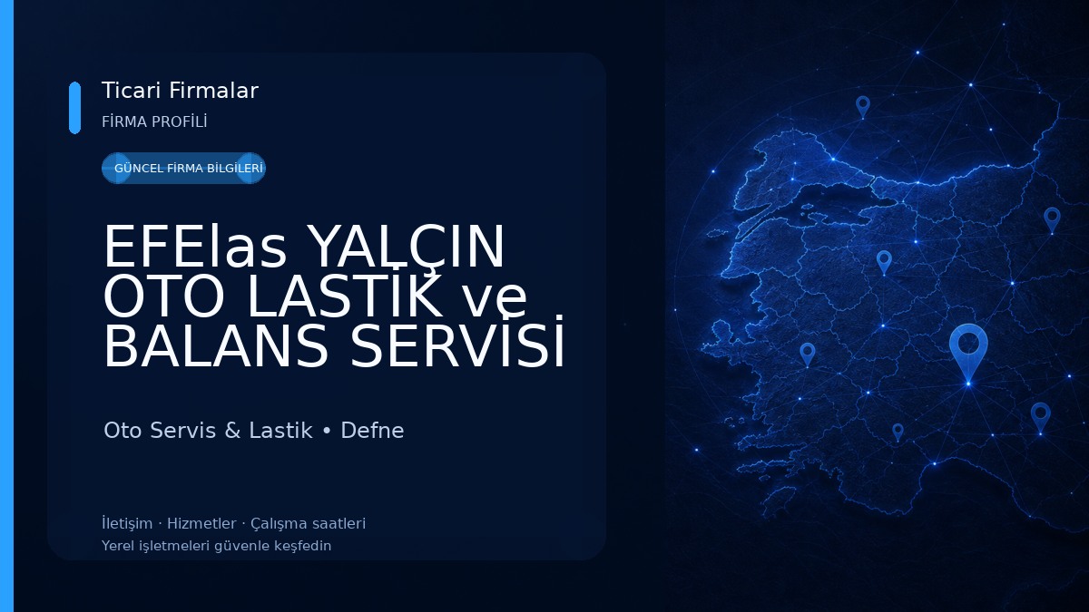 EFElas YALÇIN OTO LASTİK ve BALANS SERVİSİ