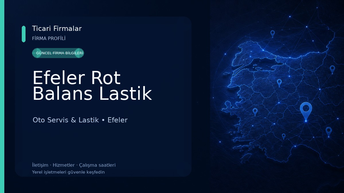 Efeler Rot Balans Lastik