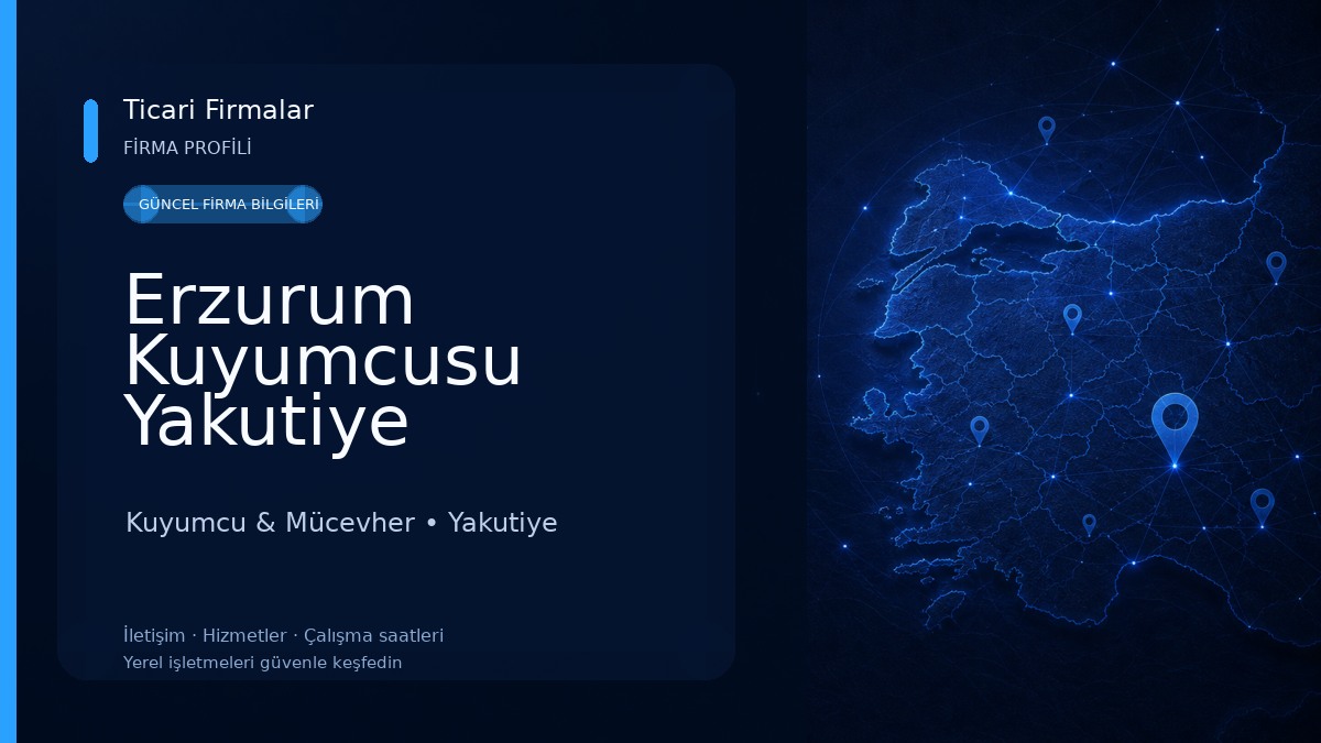 Erzurum Kuyumcusu Yakutiye