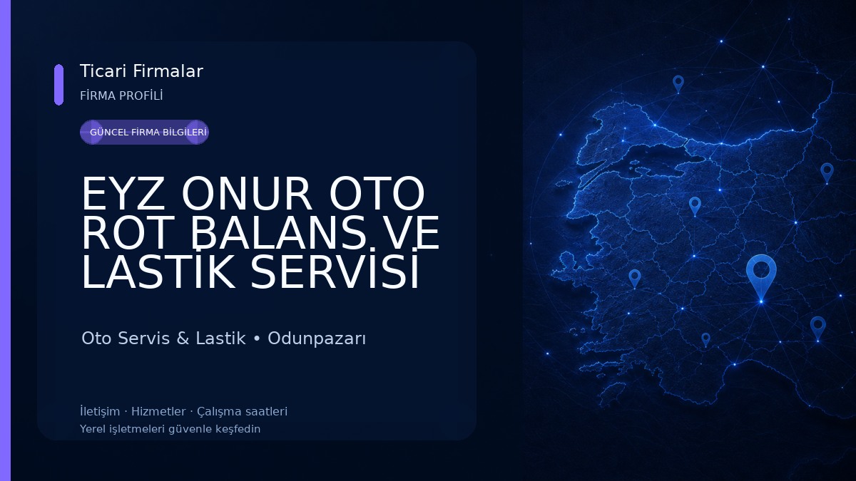 EYZ ONUR OTO ROT BALANS VE LASTİK SERVİSİ