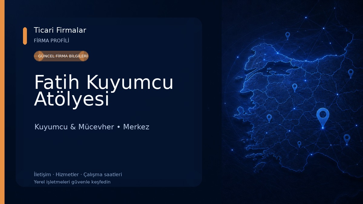 Fatih Kuyumcu Atölyesi