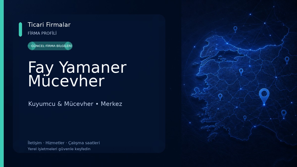 Fay Yamaner Mücevher
