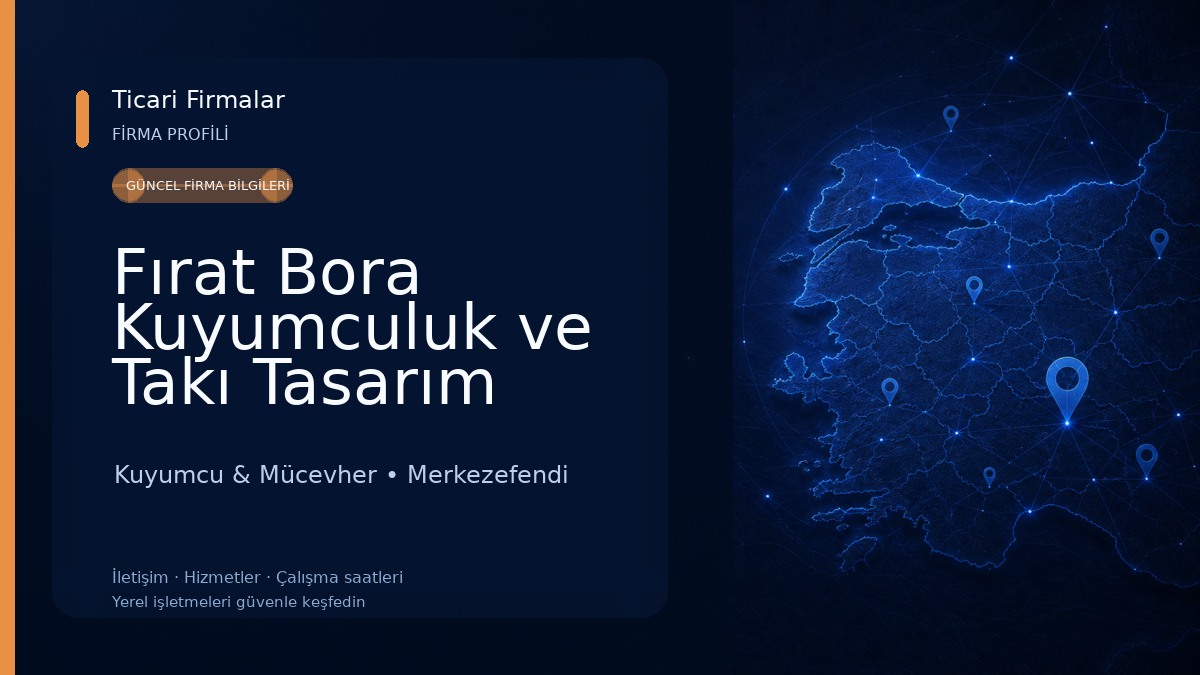 Fırat Bora Kuyumculuk ve Takı Tasarım Atölyesi