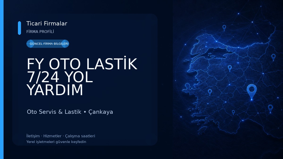 FY OTO LASTİK 7/24 YOL YARDIM