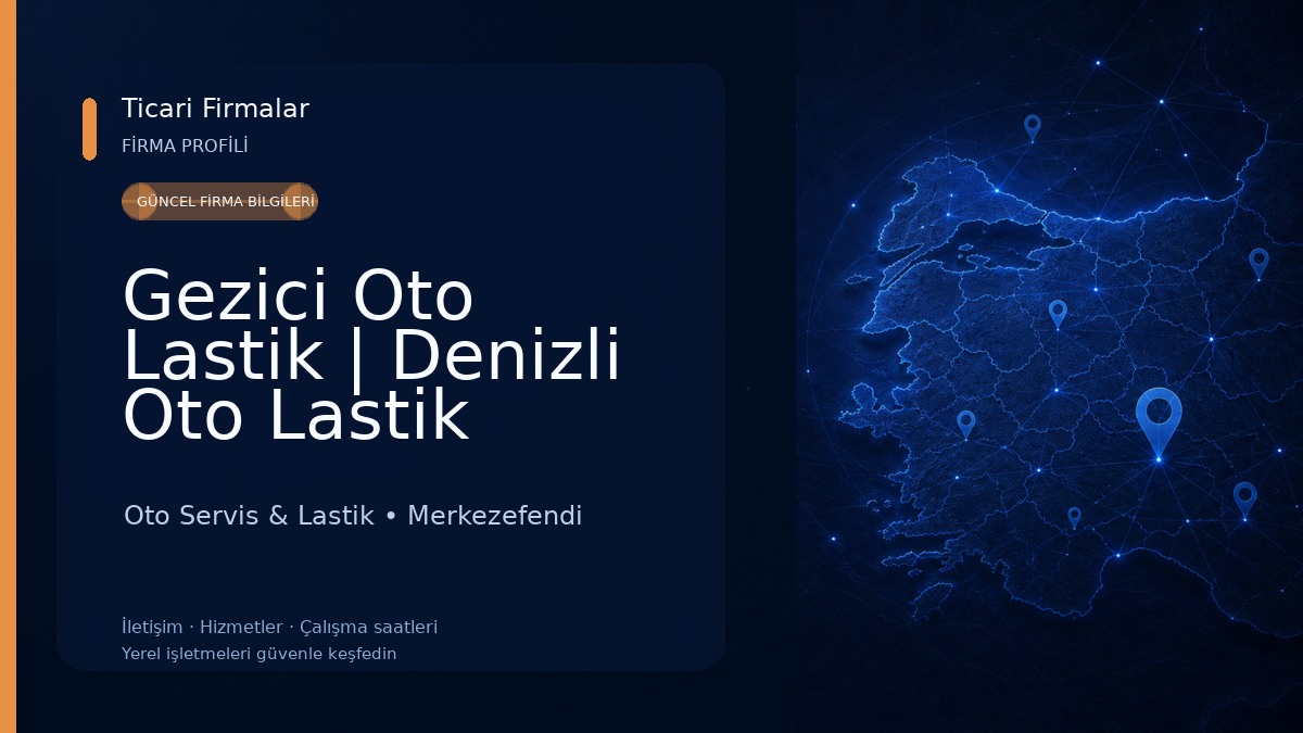 Gezici Oto Lastik | Denizli Oto Lastik Tamiricisi | Yol Yardım