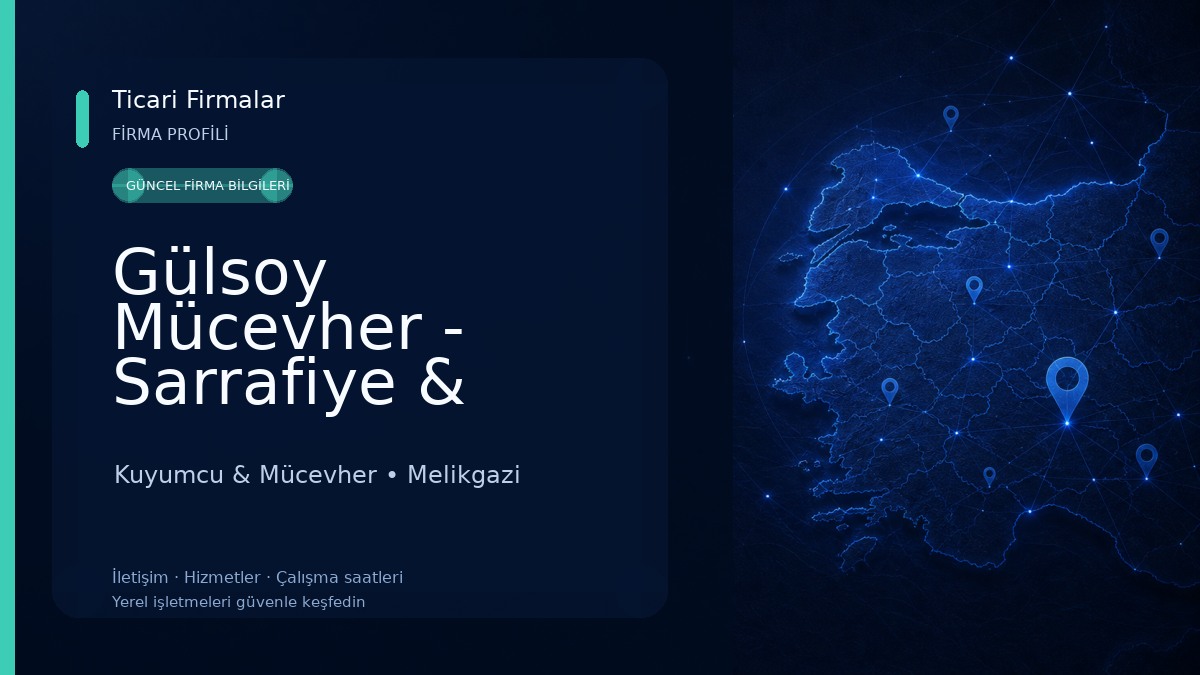Gülsoy Mücevher - Sarrafiye & Kuyumculuk