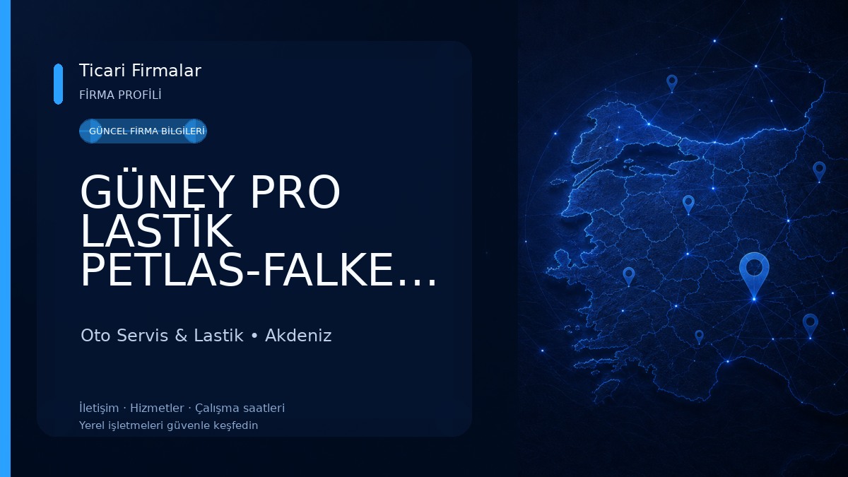 GÜNEY PRO LASTİK PETLAS-FALKEN-BOSCH AKÜ