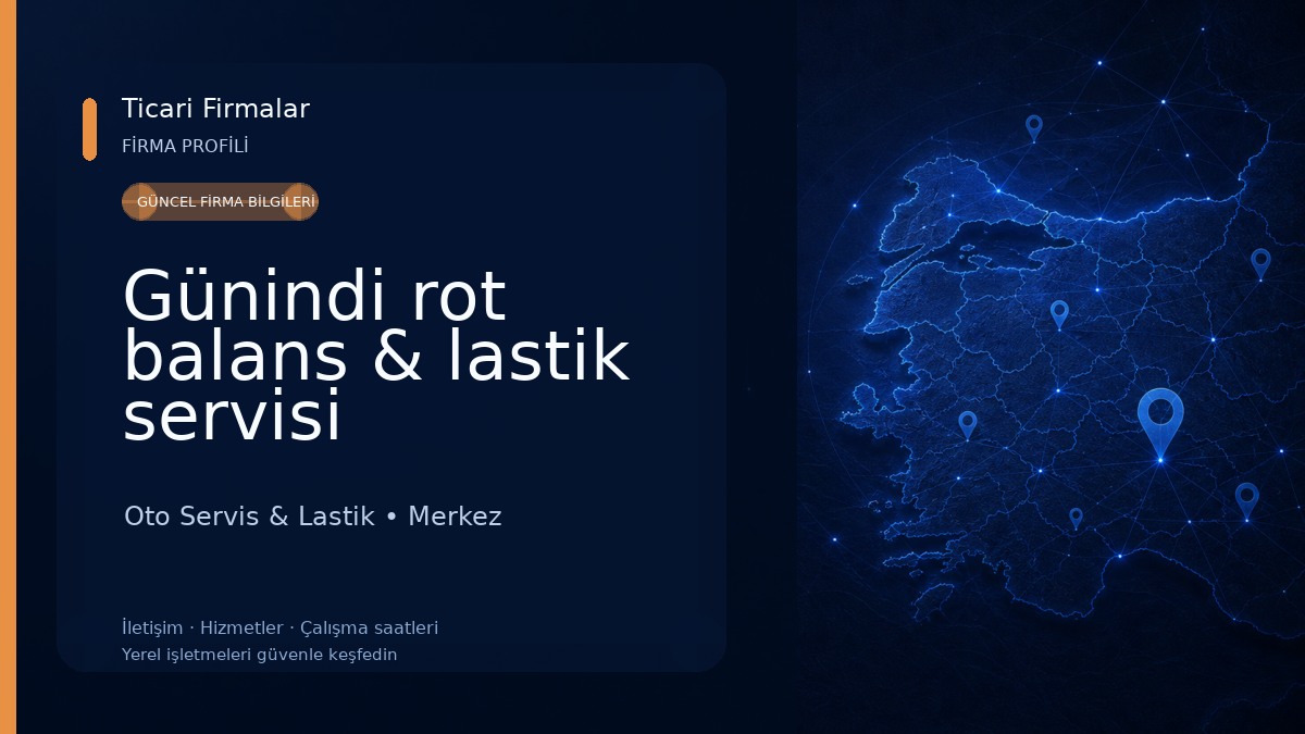 Günindi rot balans & lastik servisi