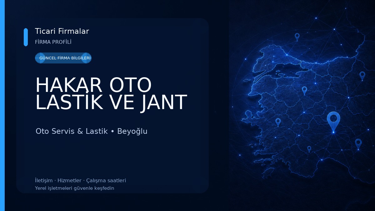 HAKAR OTO LASTİK VE JANT
