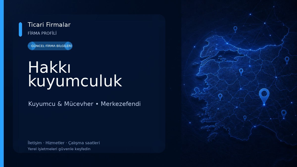 Hakkı kuyumculuk