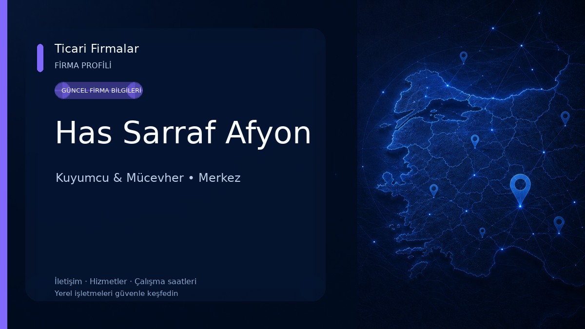 Has Sarraf Afyon