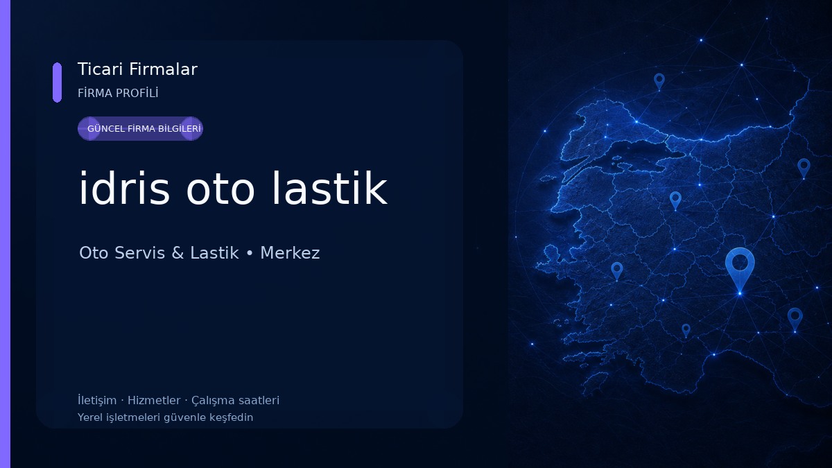 idris oto lastik