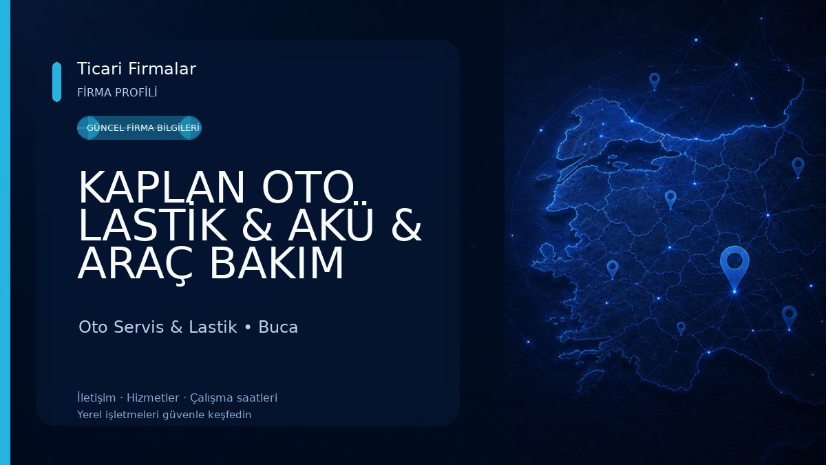 KAPLAN OTO LASTİK & AKÜ & ARAÇ BAKIM SERVİSİ