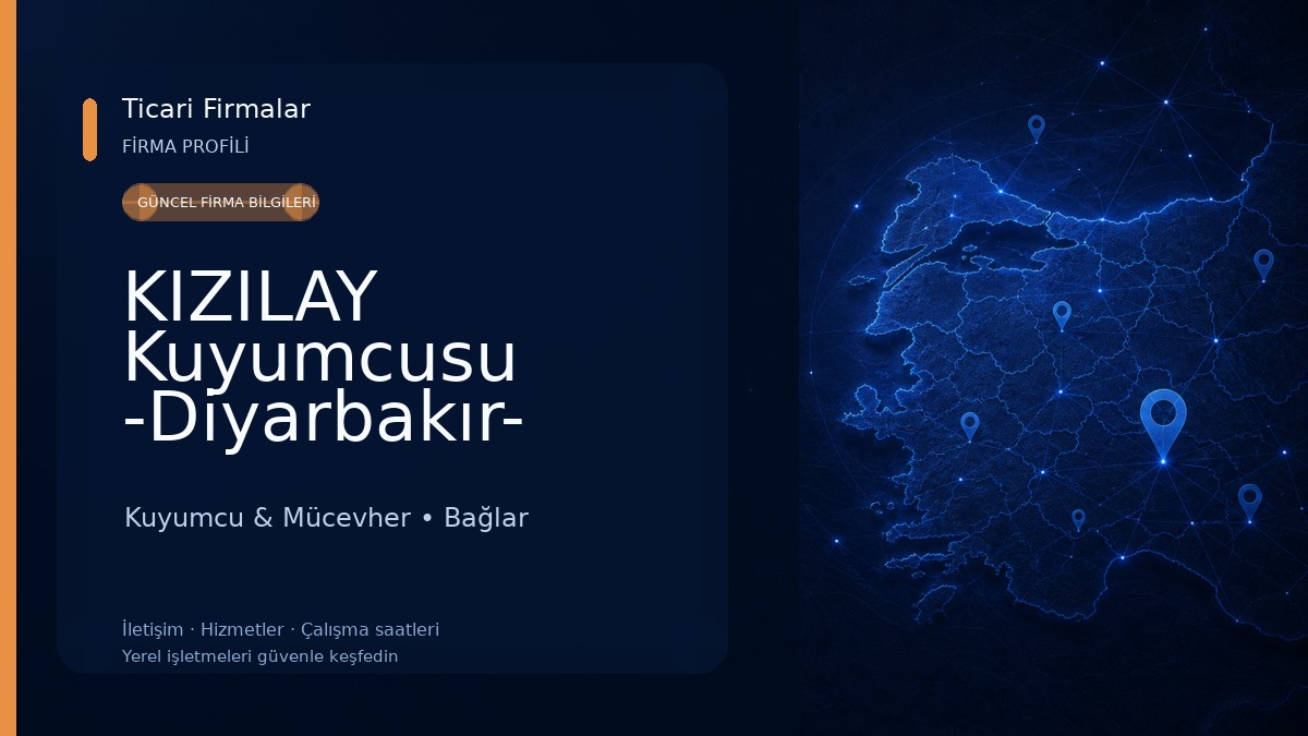 KIZILAY Kuyumcusu -Diyarbakır-