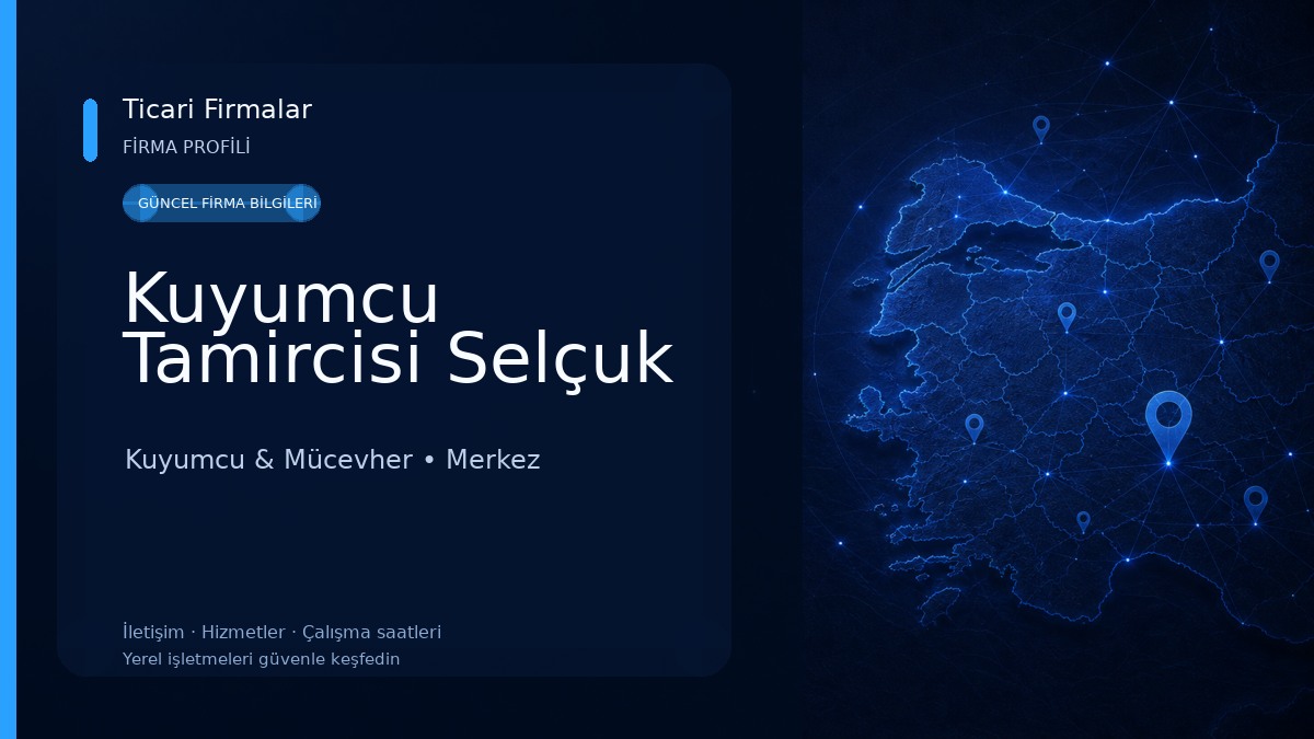 Kuyumcu Tamircisi Selçuk