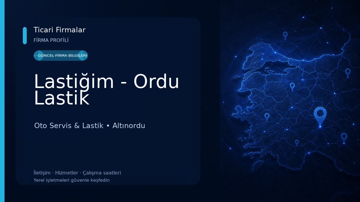 Lastiğim - Ordu Lastik