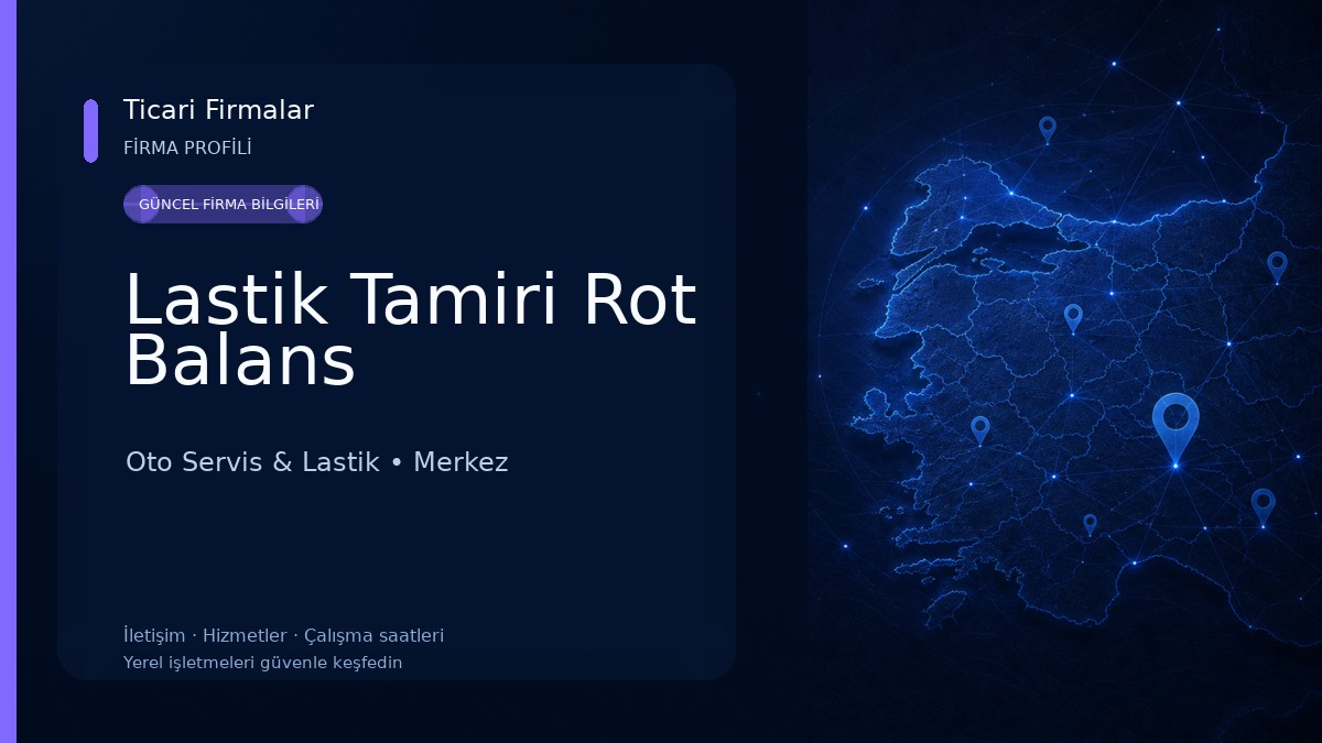 Lastik Tamiri Rot Balans