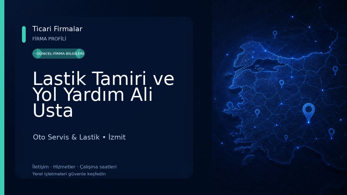 Lastik Tamiri ve Yol Yardım Ali Usta