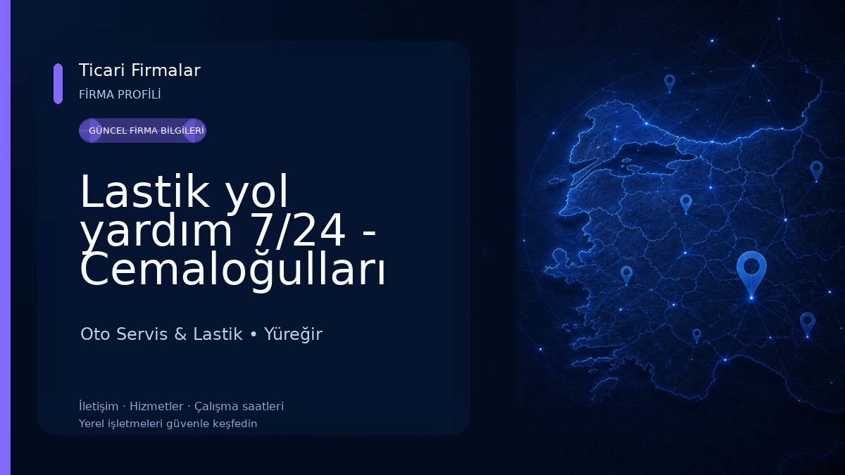 Lastik yol yardım 7/24 - Cemaloğulları lastikçilik