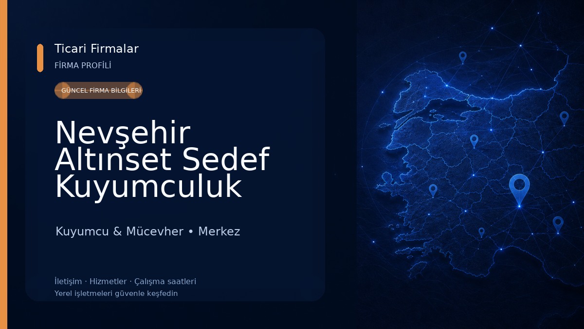 Nevşehir Altınset Sedef Kuyumculuk