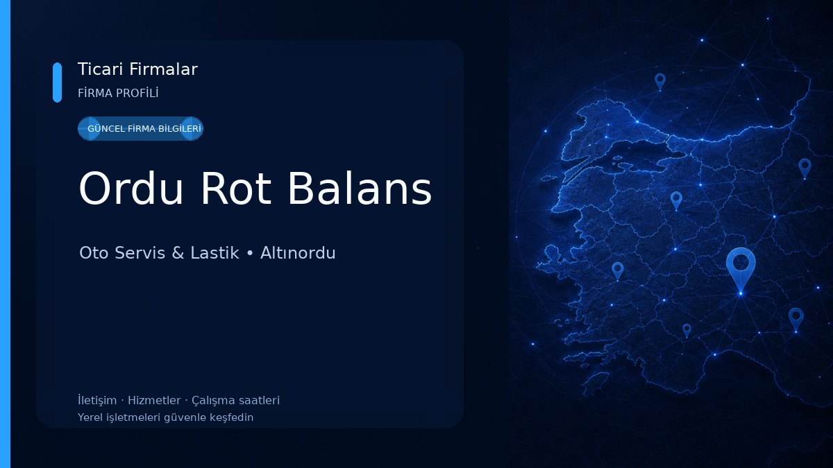 Ordu Rot Balans