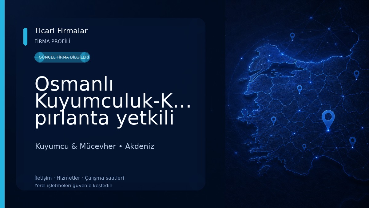 Osmanlı Kuyumculuk-Koçak pırlanta yetkili satış mağazası