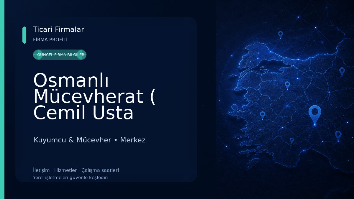 Osmanlı Mücevherat ( Cemil Usta Kütahya )