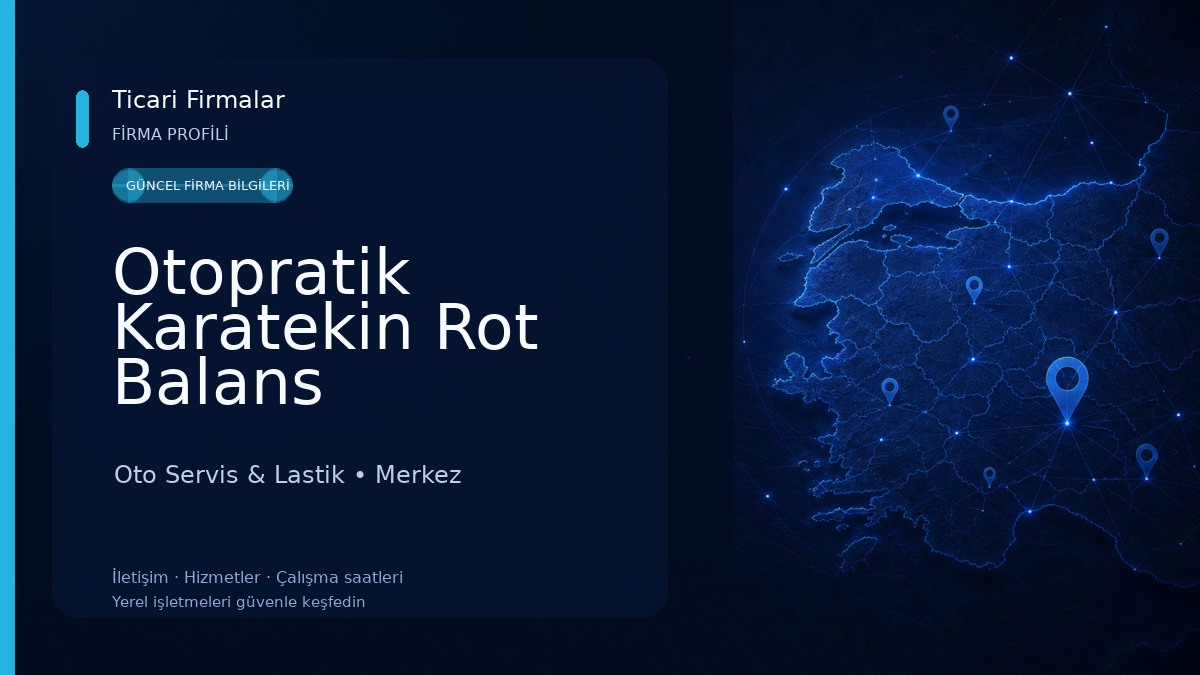 Otopratik Karatekin Rot Balans