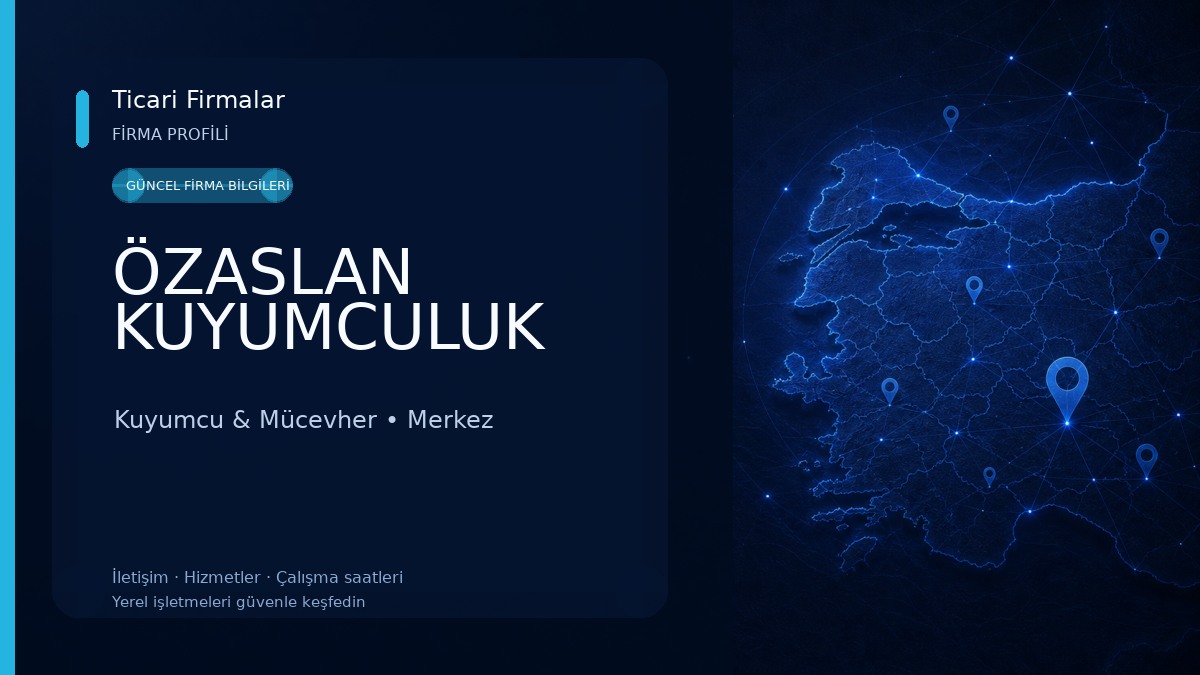 ÖZASLAN KUYUMCULUK