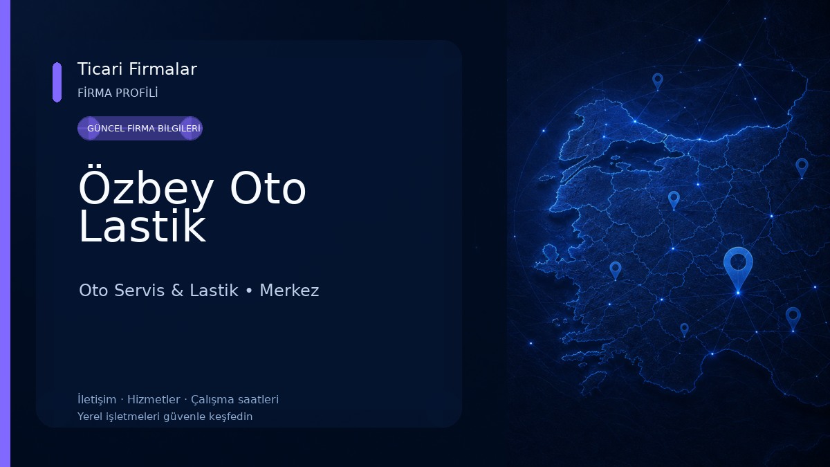 Özbey Oto Lastik