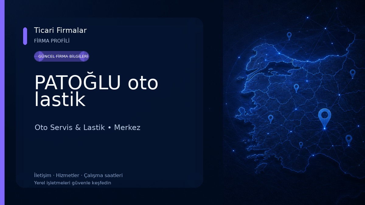PATOĞLU oto lastik