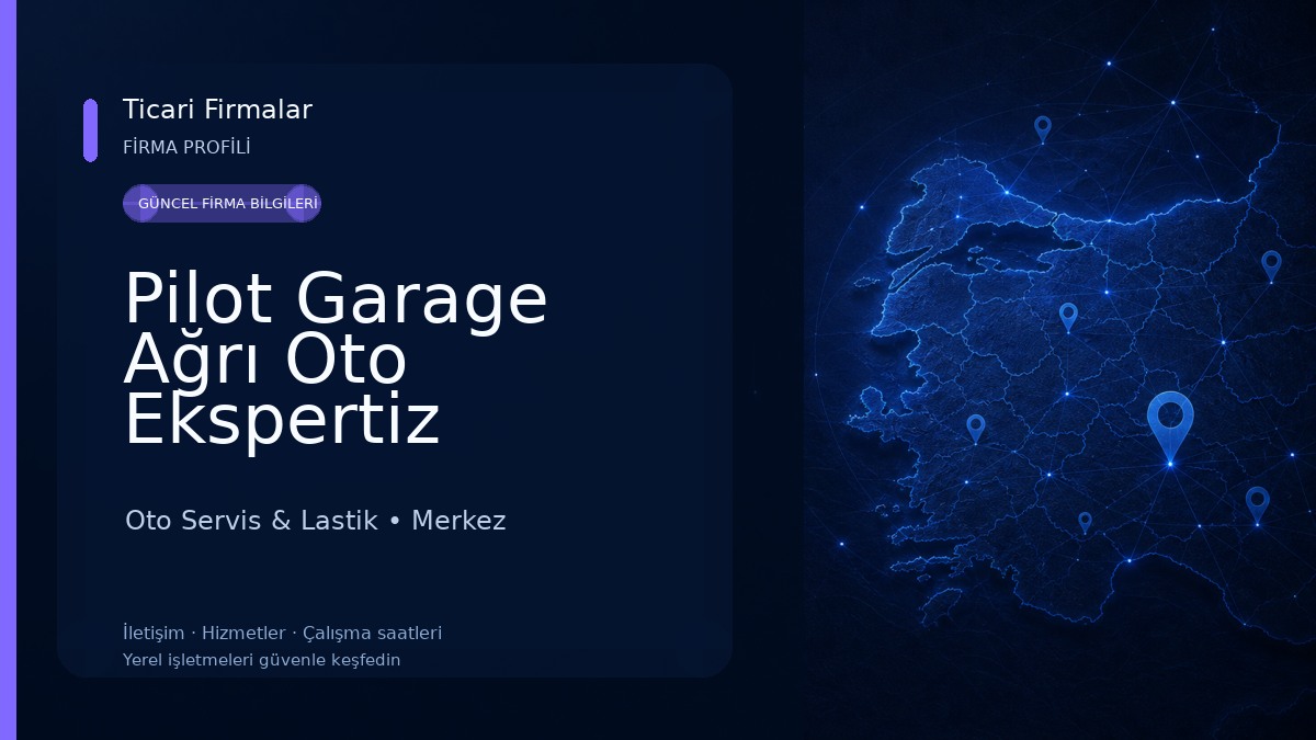 Pilot Garage Ağrı Oto Ekspertiz