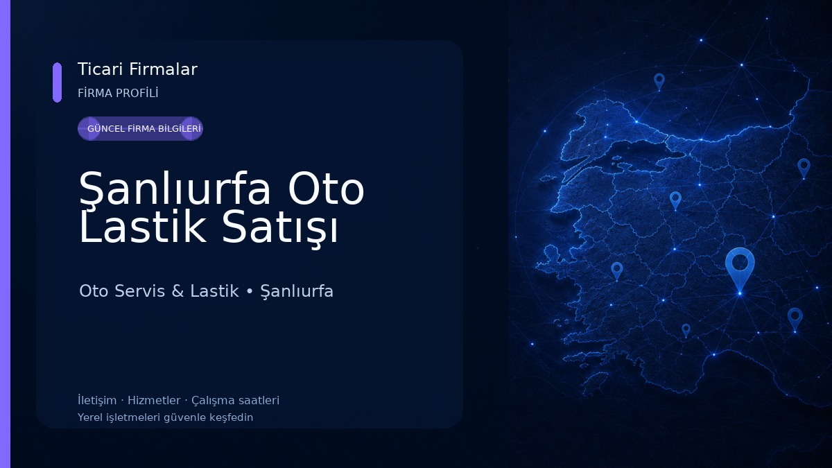 Şanlıurfa Oto Lastik Satışı